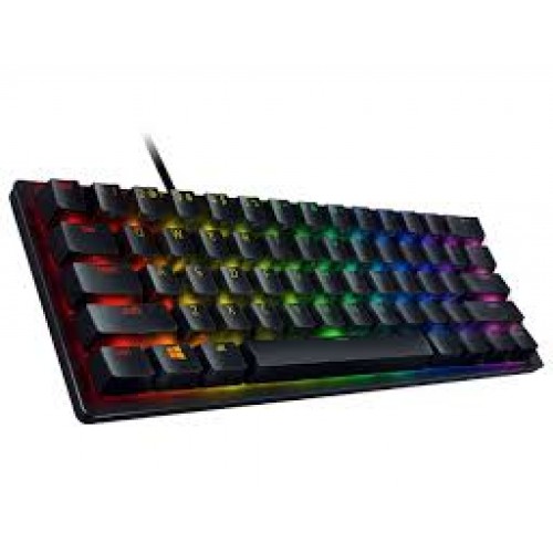 Razer Huntsman Mini 60% Optical Gaming Keyboard Purple Switch – Compact, RGB, 100M Keystrokes